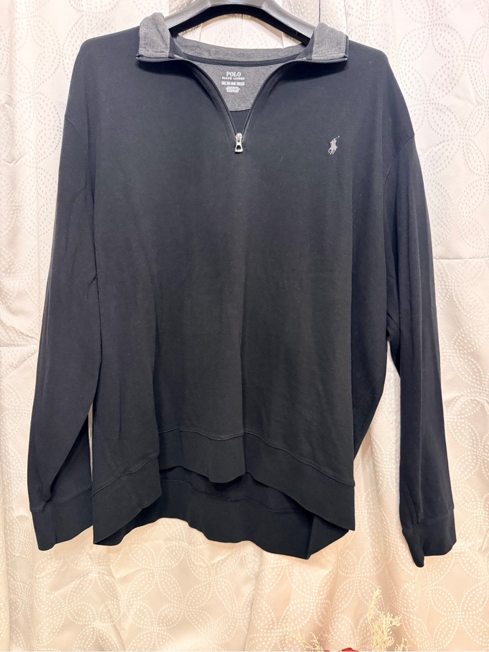 Polo by Ralph Lauren Black Half-Zip Pullover